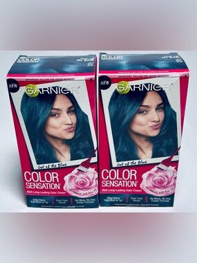 Garnier Color Sensation Permanent Hair Color "Out Of The Blue" NEW LOT of 2